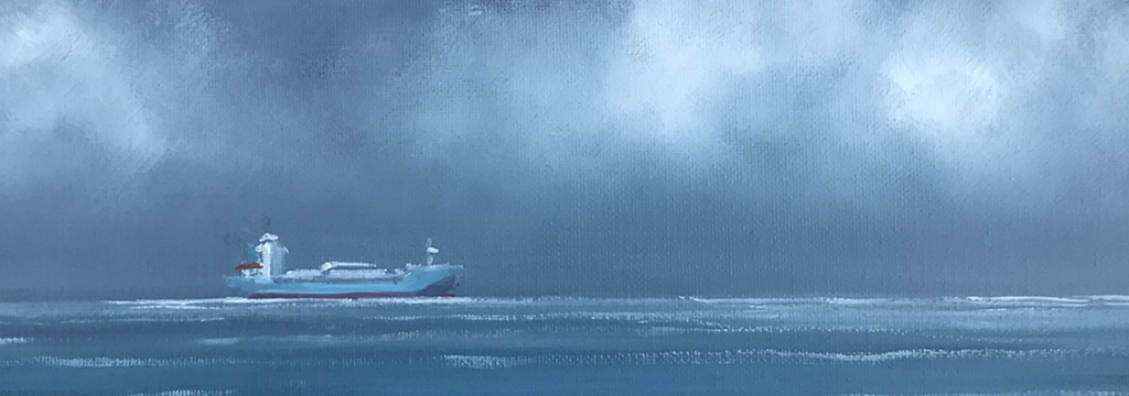 Ship and yacht oil paintings